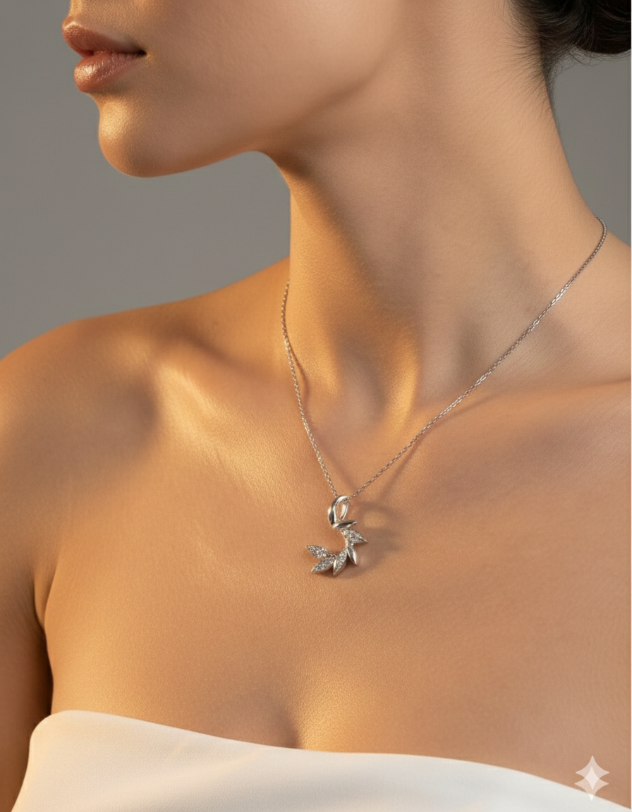 The leaf necklace