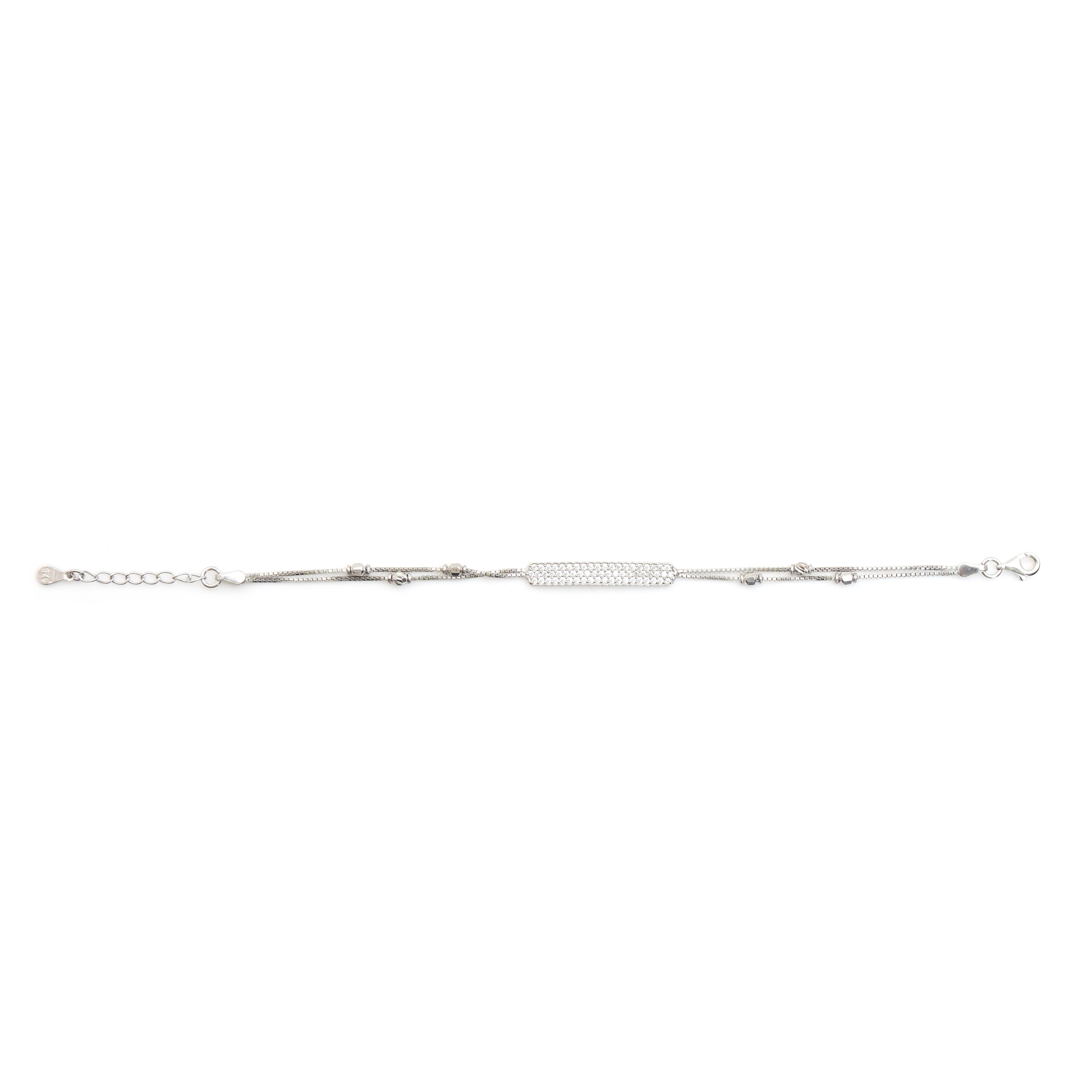 Twinkle Bar – Sleek Crystal Bar Bracelet