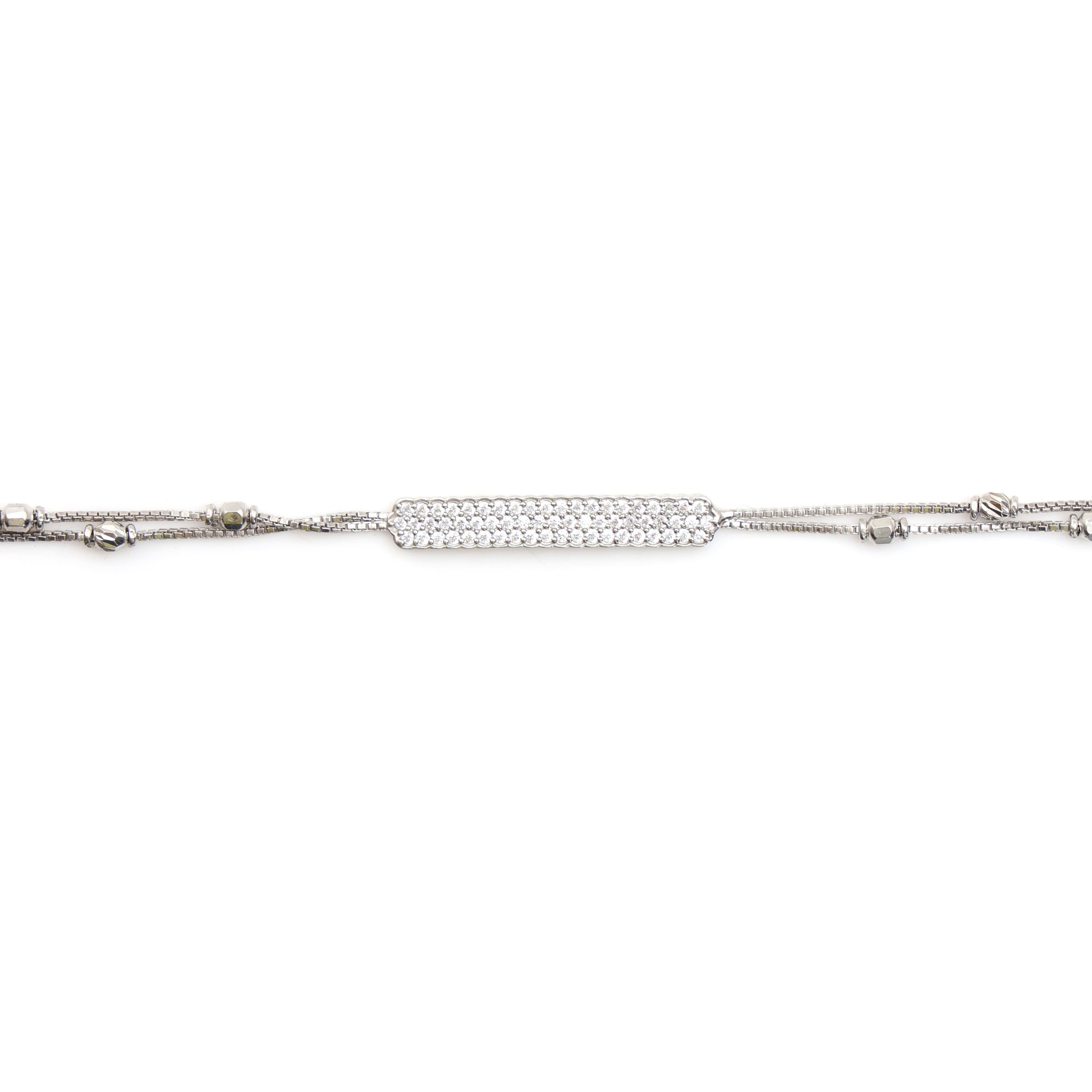 Twinkle Bar – Sleek Crystal Bar Bracelet